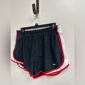 Nike running shorts size XL. Black with white and red!